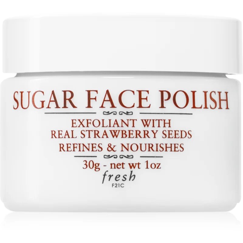 fresh Sugar Face Polish sladkorni piling za obraz 30 g