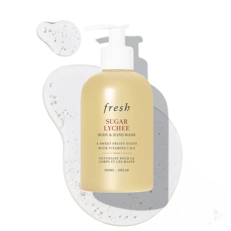 fresh Sugar Lychee Body & Hand Wash gel za prhanje 300 ml