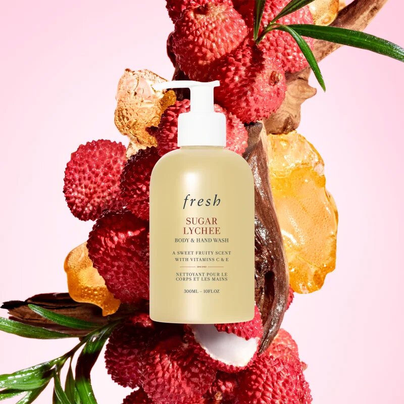 fresh Sugar Lychee Body & Hand Wash gel za prhanje 300 ml
