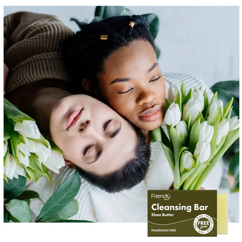 Friendly Soap Cleansing Bar Shea Butter naravno milo za obraz 95 g