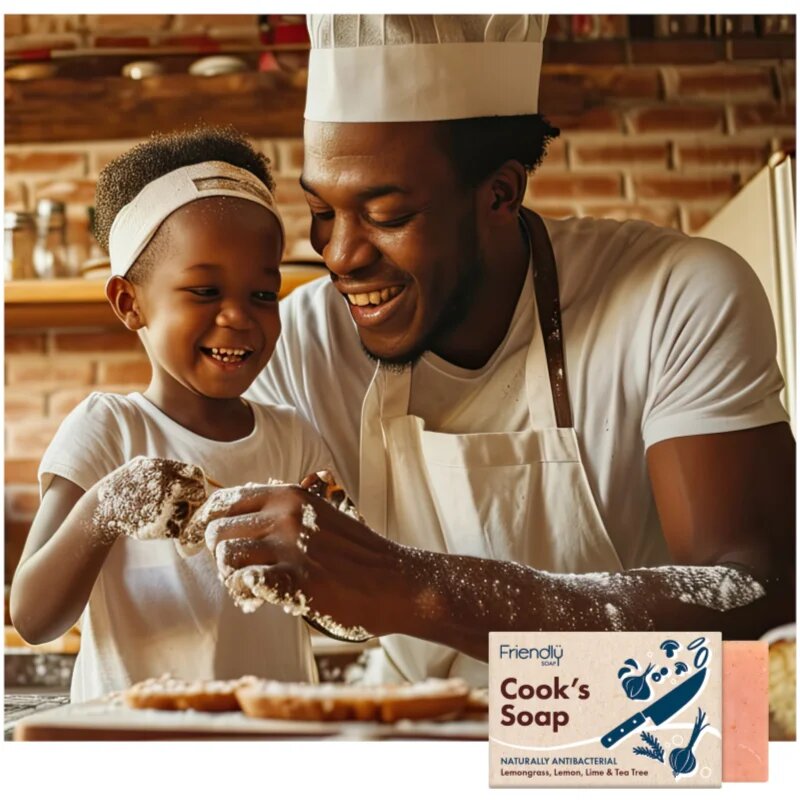 Friendly Soap Cook's Soap naravno trdo milo za roke 95 g