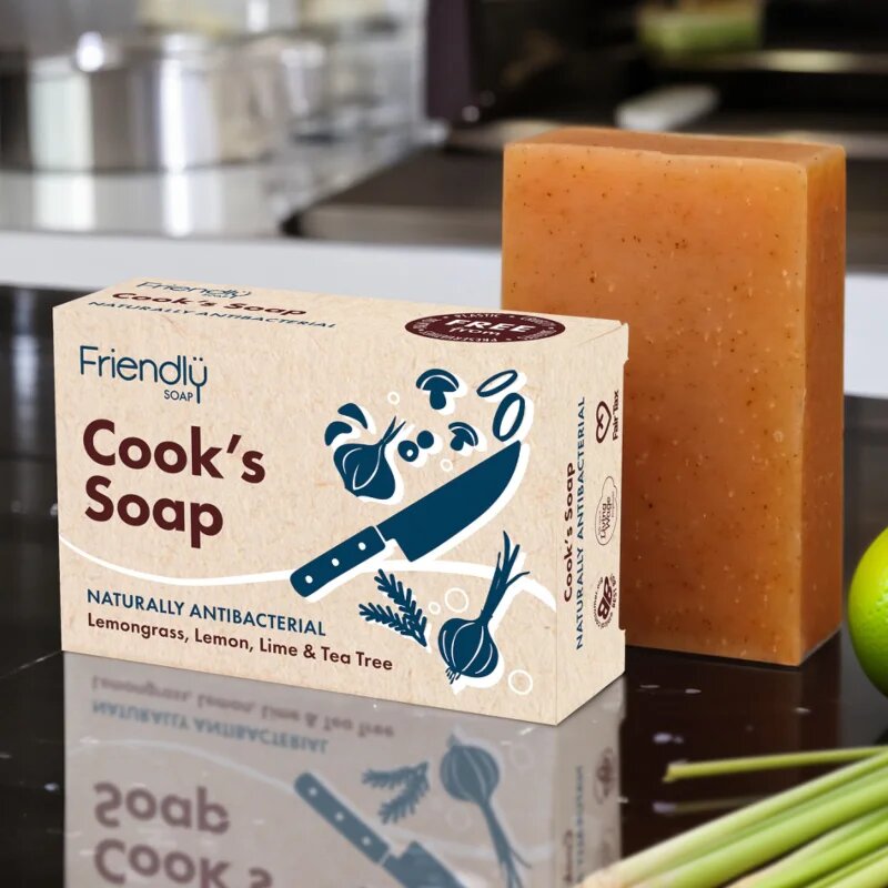 Friendly Soap Cook's Soap naravno trdo milo za roke 95 g
