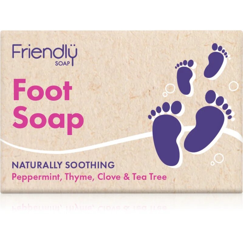 Friendly Soap Foot Soap naravno trdo milo za noge 95 g