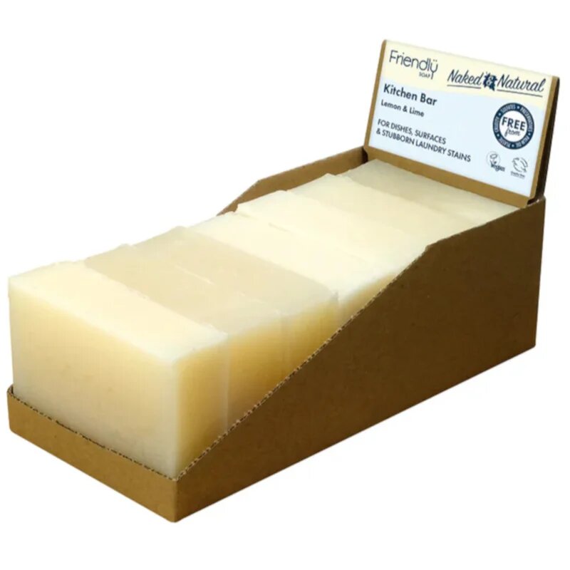 Friendly Soap Kitchen Bar Lemon & Lime naravno milo 7x95 g