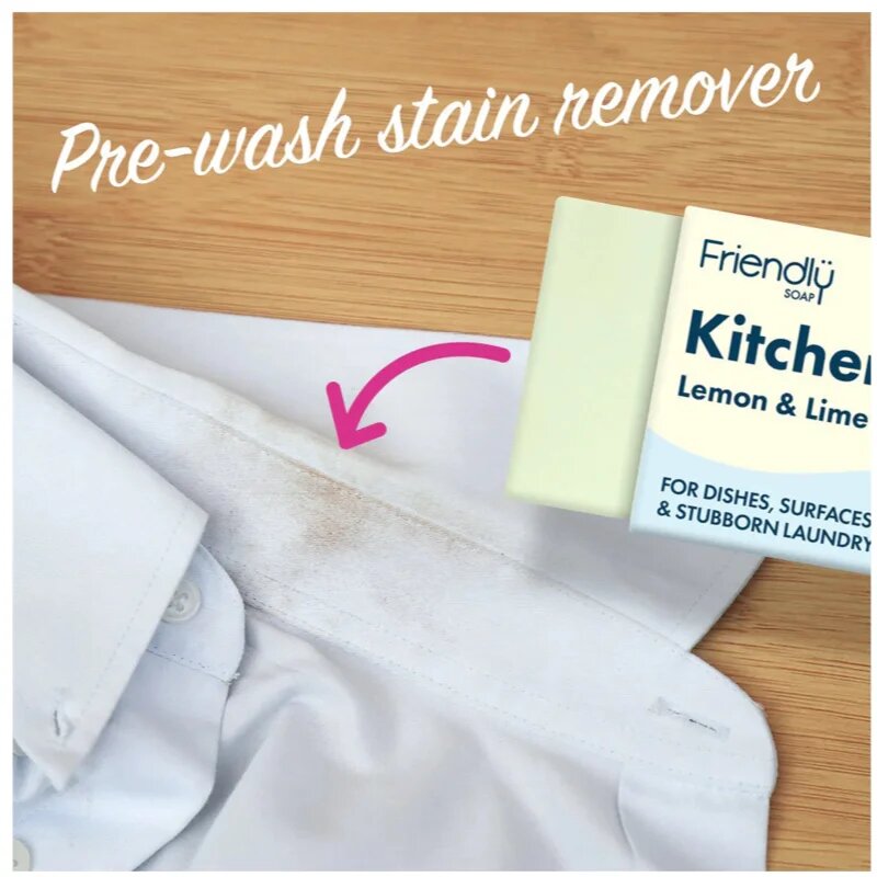 Friendly Soap Kitchen Bar Lemon & Lime naravno milo 7x95 g