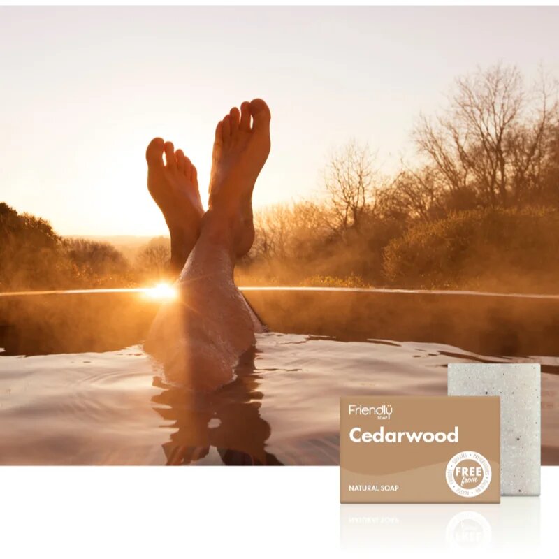 Friendly Soap Natural Soap Cedarwood naravno milo 7x95 g