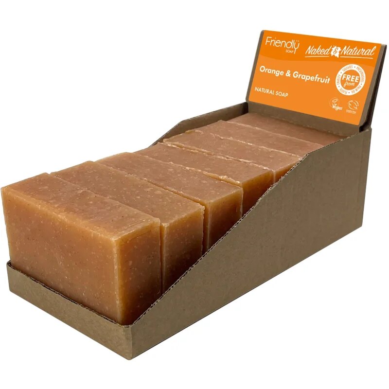 Friendly Soap Natural Soap Orange & Grapefruit naravno milo 7x95 g