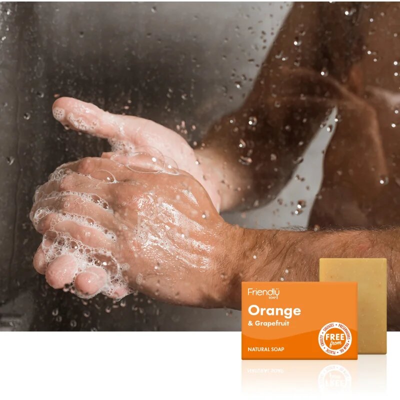 Friendly Soap Natural Soap Orange & Grapefruit naravno milo 7x95 g