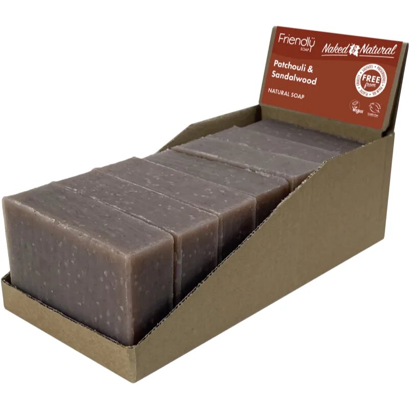 Friendly Soap Natural Soap Patchouli & Sandalwood naravno milo 7x95 g
