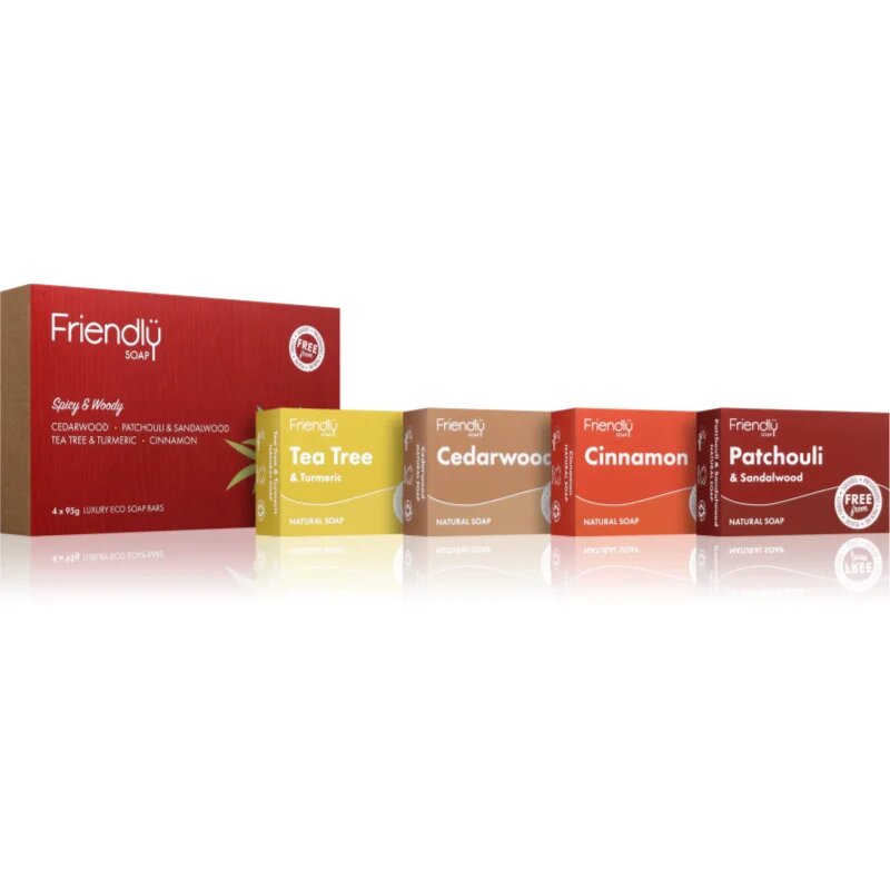 Friendly Soap Spicy & Woody darilni set