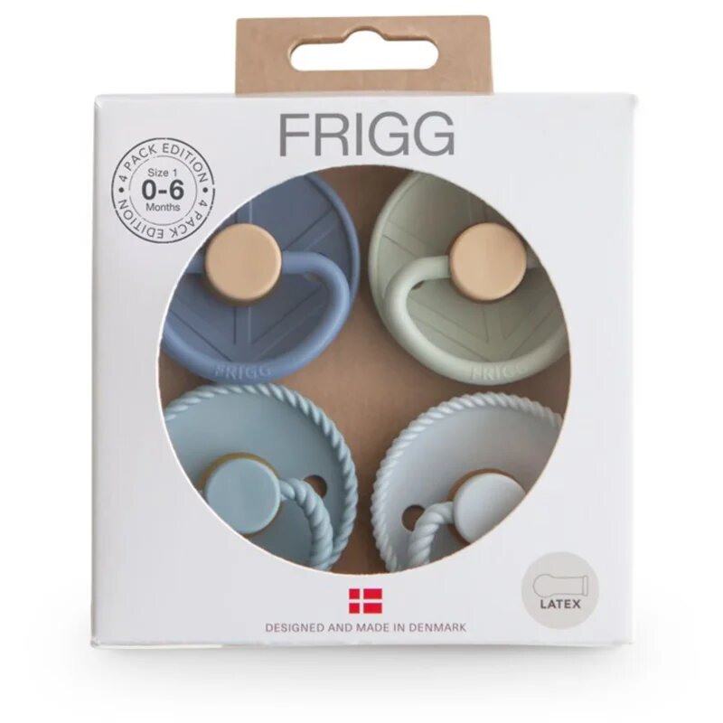 FRIGG 4 Pack Edition Size 1:0-6 months duda Skyline Serenity
