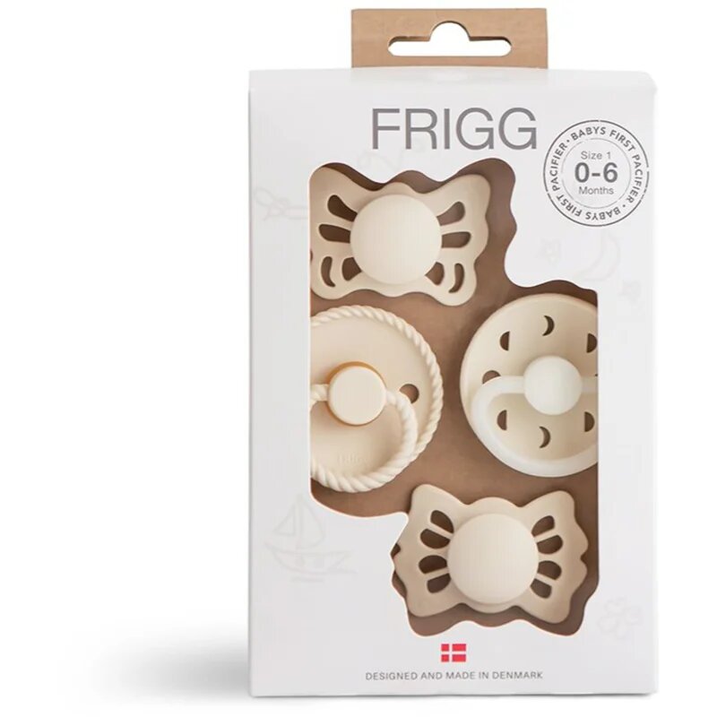 FRIGG Baby's First Pacifier​ Moonlight Sailing duda Cream
