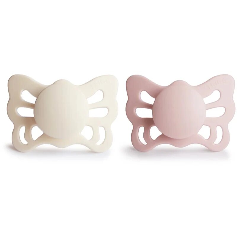 FRIGG Butterfly Size 1:0-6 months duda Cream/Blush 2 kos