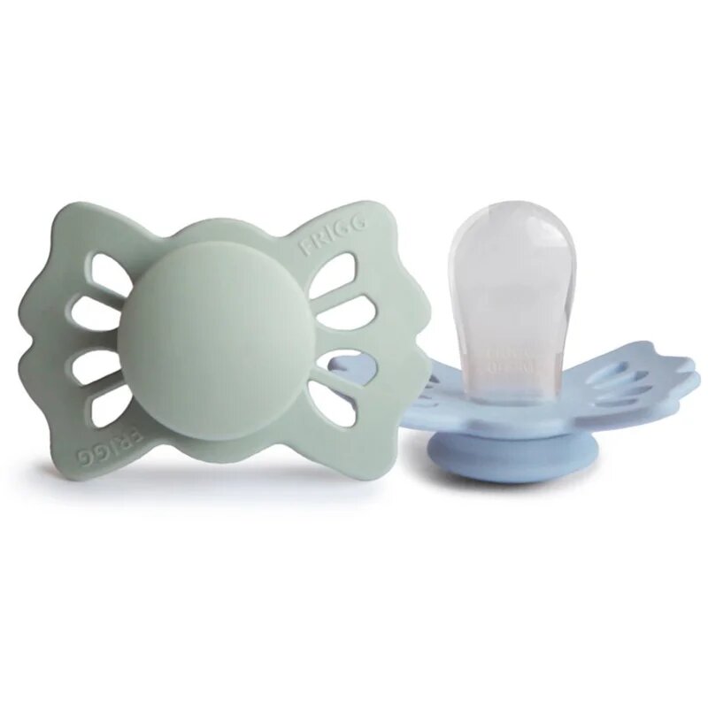 FRIGG Lucky Size 1:0-6 months duda Sage/Powder Blue 2 kos