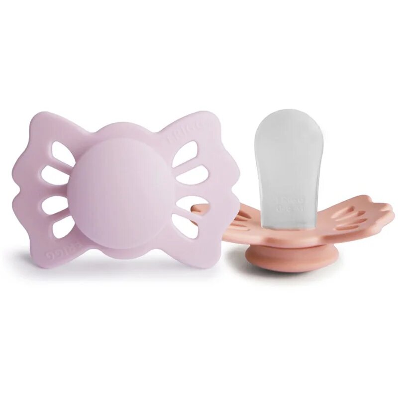 FRIGG Lucky Size 1:0-6 months duda Soft Lilac/Pretty in Peach 2 kos