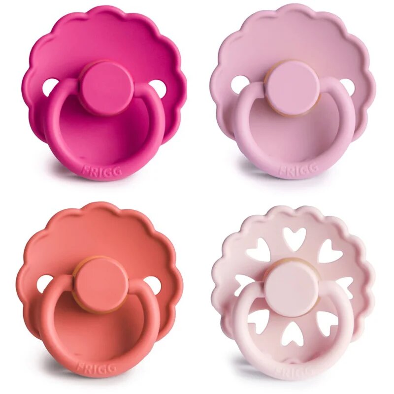 FRIGG Round Latex Rosy Romance duda Size 1 4 kos