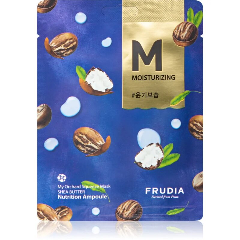 Frudia My Orchard Shea Butter vlažilna tekstilna maska za zelo suho in občutljivo kožo 20 ml