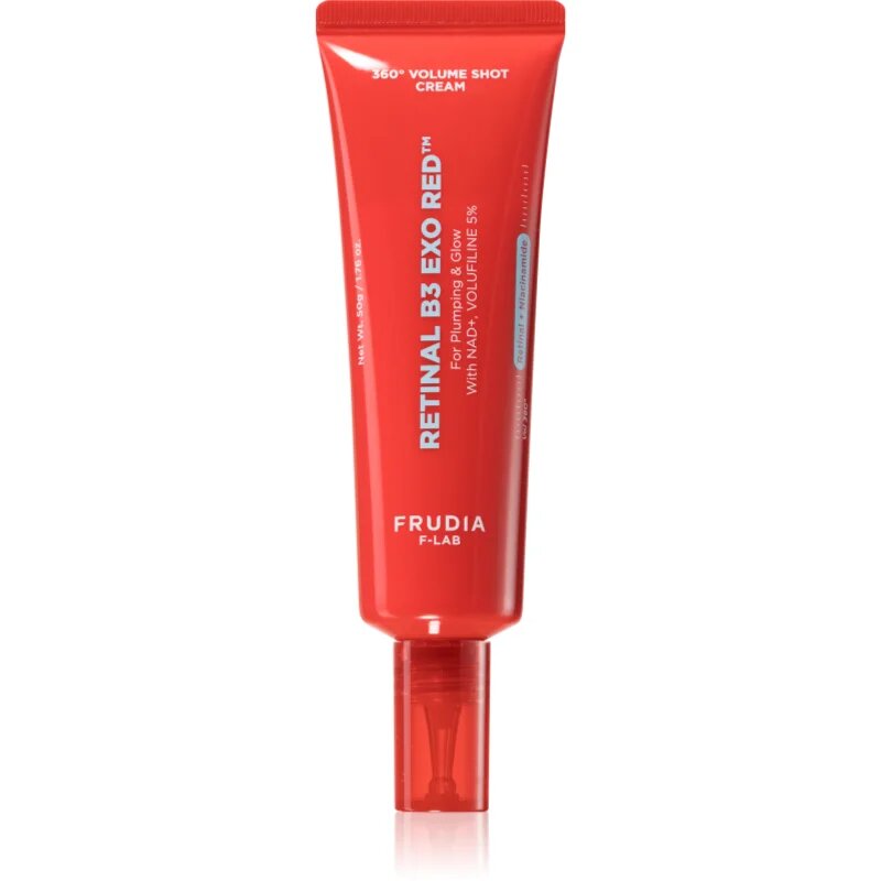 Frudia Retinal B3 Exo Red 360º Volume Shot Cream revitalizacijska in posvetlitvena krema povečujoč prožnost kože 50 g