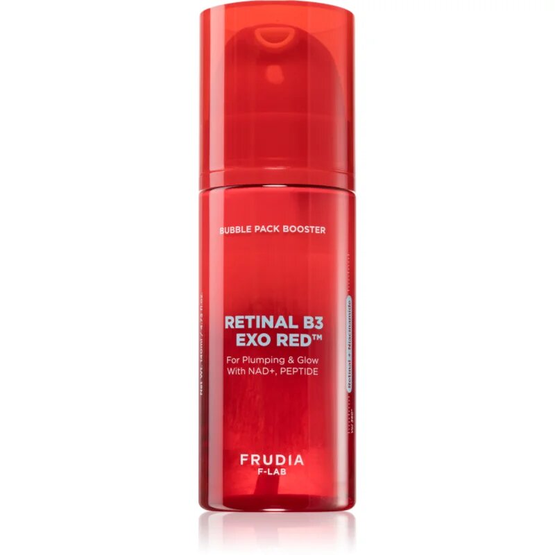 Frudia Retinal B3 Exo Red Bubble Pack Booster osvežilni in vlažilni booster za posvetlitev in zgladitev kože 140 ml