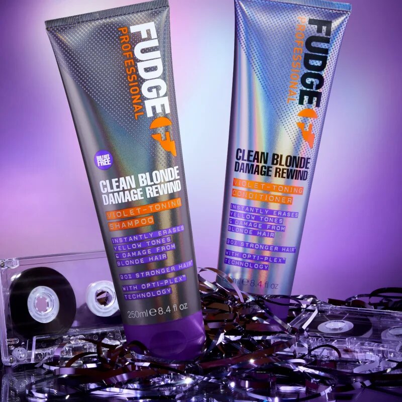 Fudge Clean Blonde Damage Rewind balzam za toniranje za blond lase 250 ml