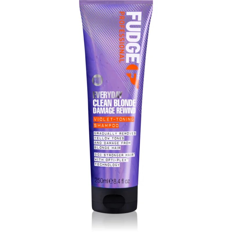 Fudge Everyday Clean Blonde Damage Rewind Shampoo nežni šampon za vsakodnevno uporabo za blond lase in lase s prameni 250 ml