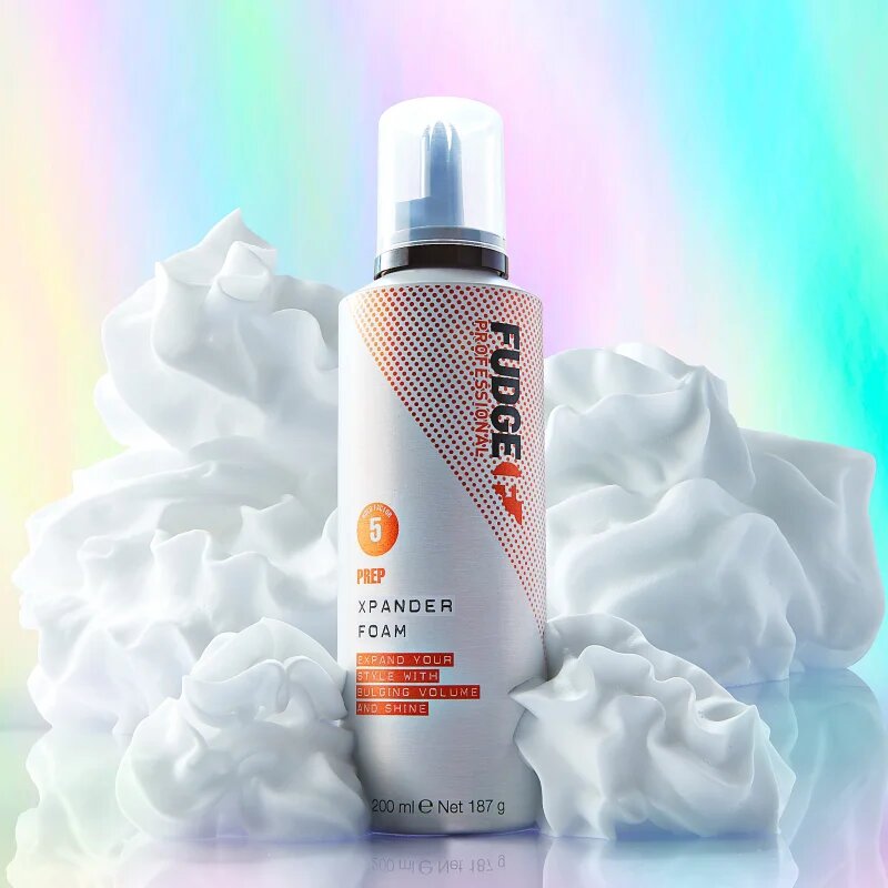 Fudge Prep Xpander Foam pena za styling las za volumen in sijaj 200 ml