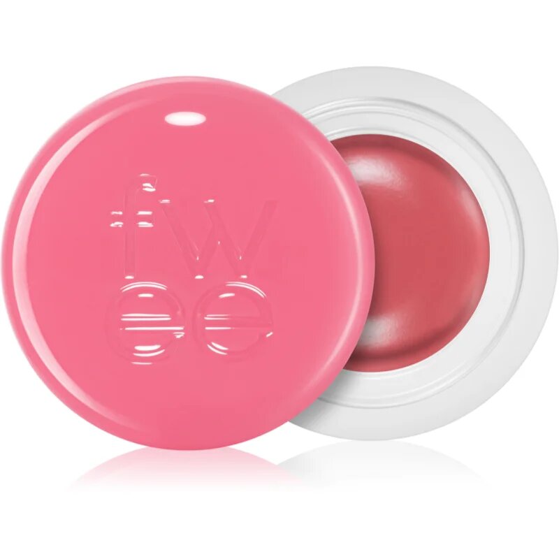 fwee Lip&Cheek Blurry Pudding Pot toniran balzam za ustnice in lica odtenek PK02 Skirt (Blushed Moment) 5 g