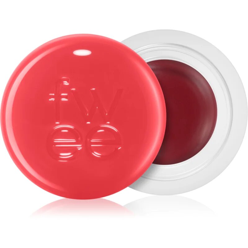 fwee Lip&Cheek Blurry Pudding Pot toniran balzam za ustnice in lica odtenek RD05 Greedy (Reddish Moment) 5 g