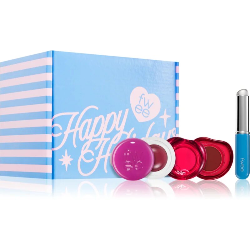 fwee Lip&Cheek Set darilni set za ustnice in lica 1 kos
