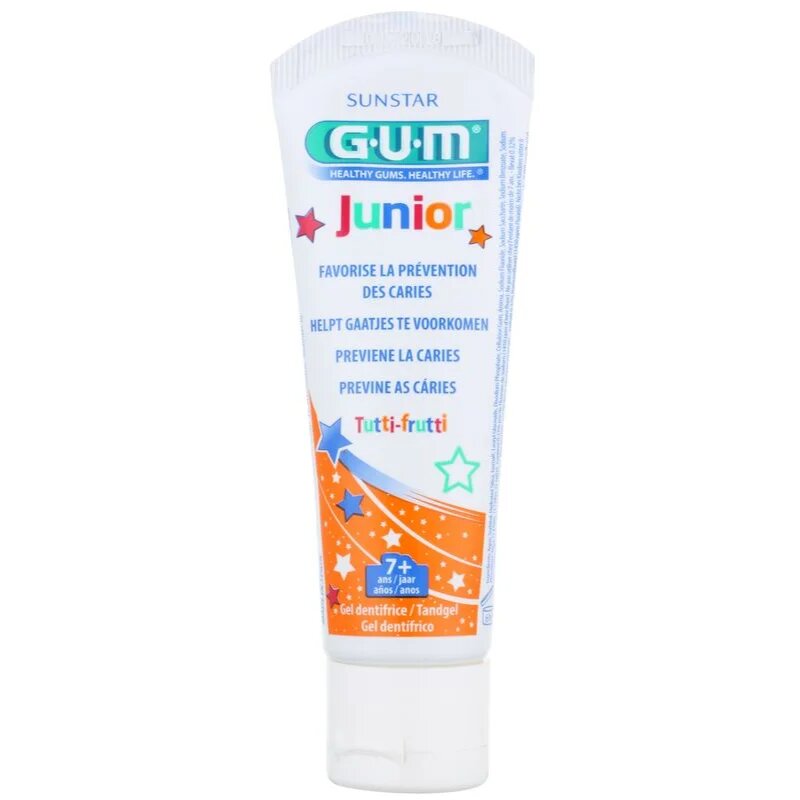 G.U.M Junior 6+ zobni gel za otroke okus Strawberry 50 ml