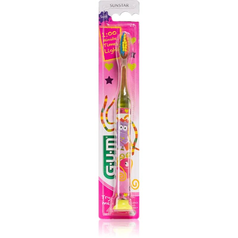 G.U.M Kids Toothbrush zobna ščetka s prisesko za otroke 1 kos