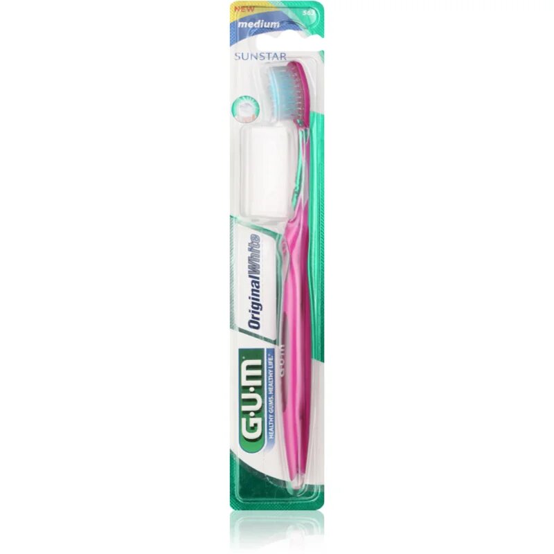 G.U.M Original White 563 Medium zobna ščetka medium 1 kos