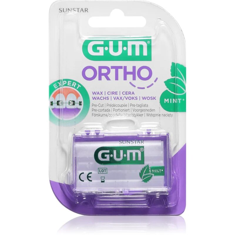 G.U.M Ortho Mint vosek za ortodontske aparate 5 kos