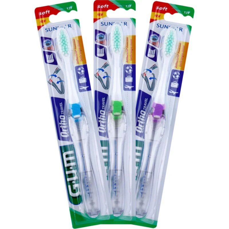 G.U.M Ortho-Travel zobna ščetka soft 1 kos