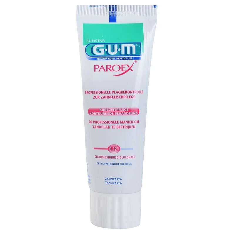 G.U.M Paroex Toothpaste Zobna pasta za zaščito dlesni proti paradontozi 75 ml