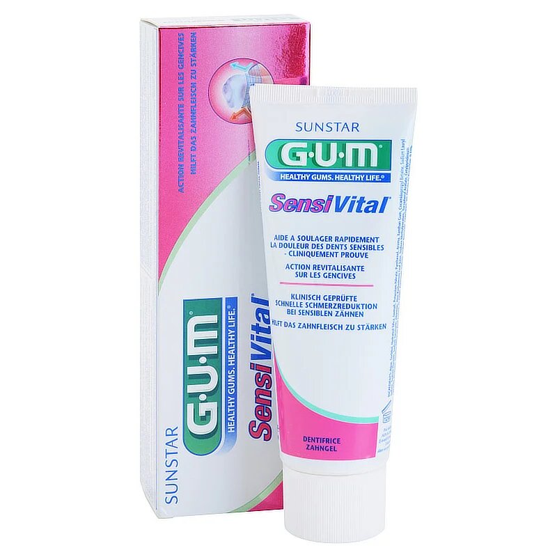 G.U.M SensiVital zobna pasta za občutljive zobe 75 ml
