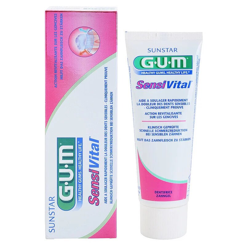 G.U.M SensiVital zobna pasta za občutljive zobe 75 ml