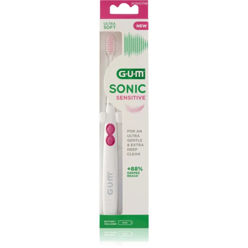 G.U.M Sonic Sensitive sonična zobna ščetka 1 kos