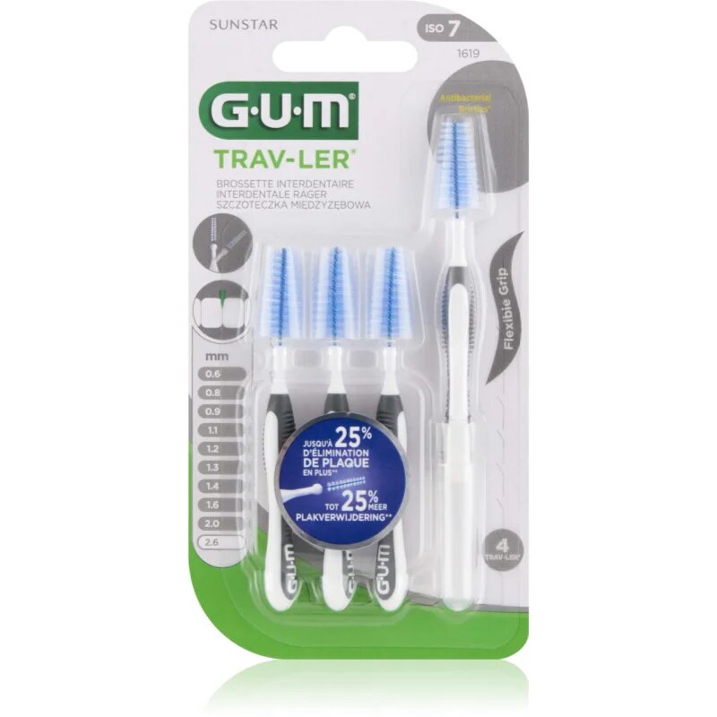G.U.M Trav-Ler Proxabrush medzobne ščetke 26 mm 4 kos