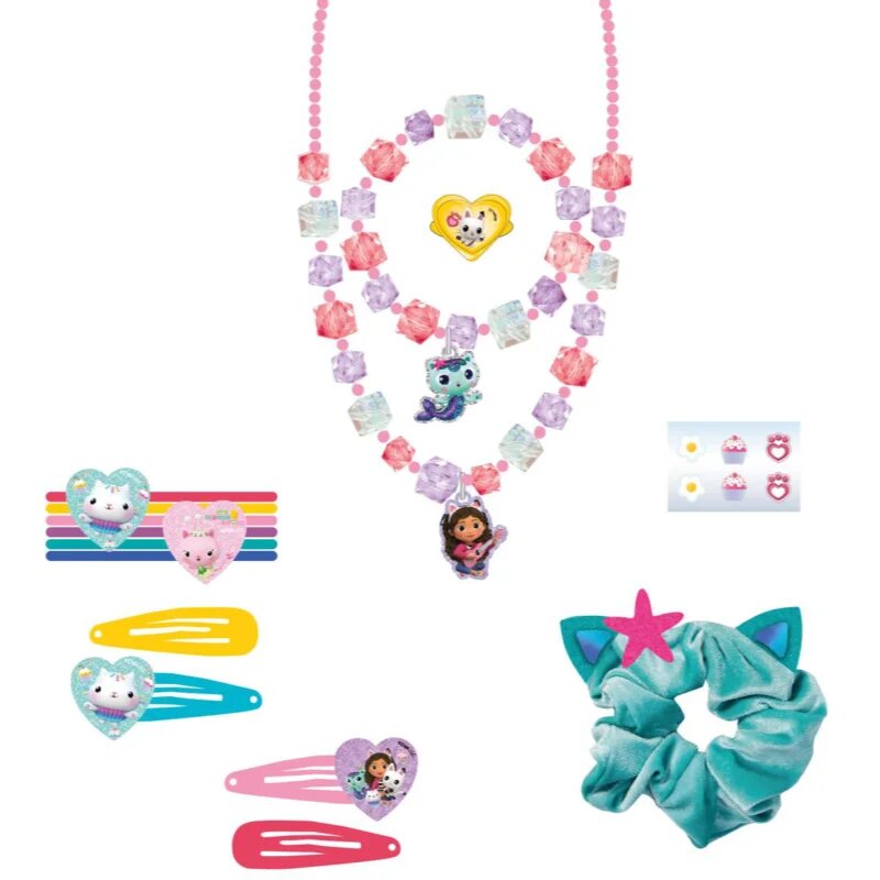 Gabby's Dollhouse Accessories Set set dodatkov za lase
