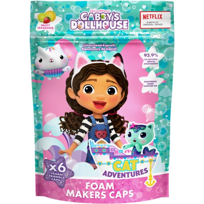 Gabby's Dollhouse Foam Makers pena za kopel za otroke 3y+ 6x16 g