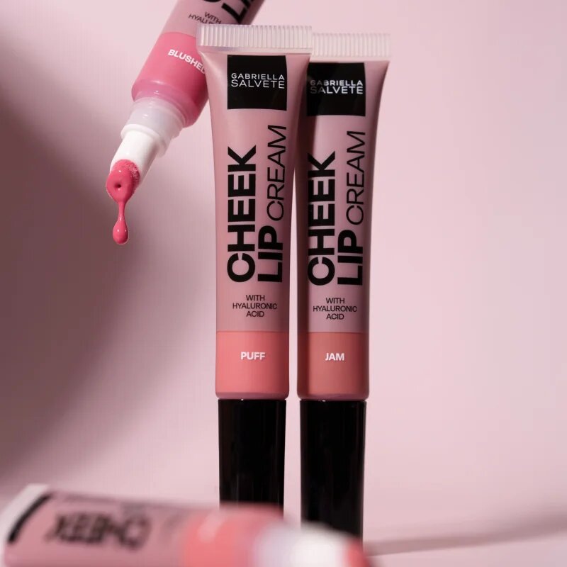 Gabriella Salvete Cheeks & Lips Cream večnamensko ličilo za ustnice in lica odtenek 01 Puff 10 ml