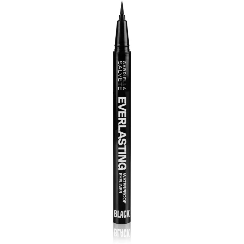 Gabriella Salvete Everlasting vodoodporno tekoče črtalo za oči v peresu odtenek Black 06 ml