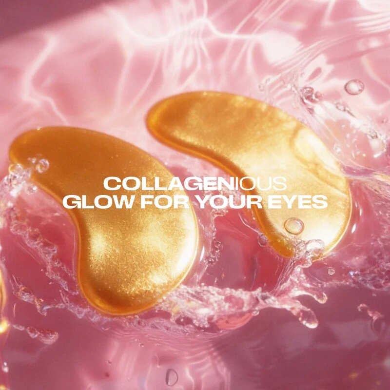 Gabriella Salvete Eye Mask Collagen Gold maska za predel okoli oči proti oteklinam in temnim kolobarjem s kolagenom 5 kos
