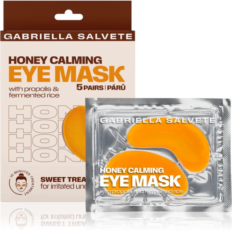 Gabriella Salvete Eye Mask Honey pomirjajoča maska za oči 5 kos
