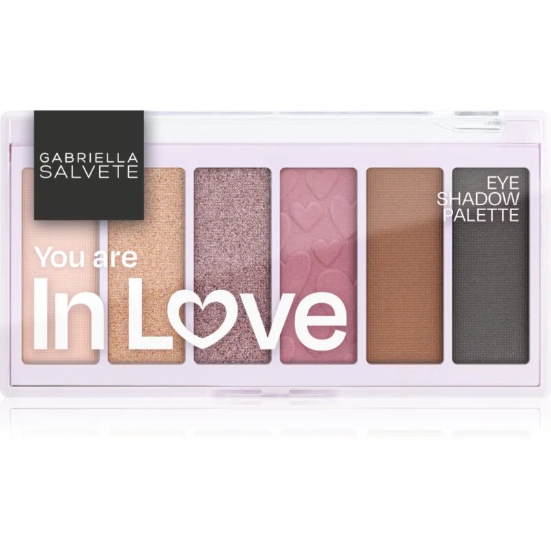 Gabriella Salvete Eyeshadow 6 Shades Palette paleta senčil za oči odtenek You are in Love 12 g