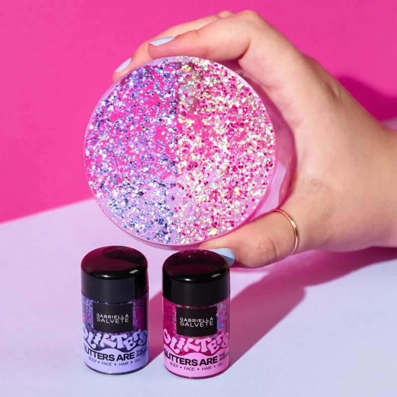 Gabriella Salvete Glitters Are The Answer bleščice za obraz in telo odtenek Violet 10 ml
