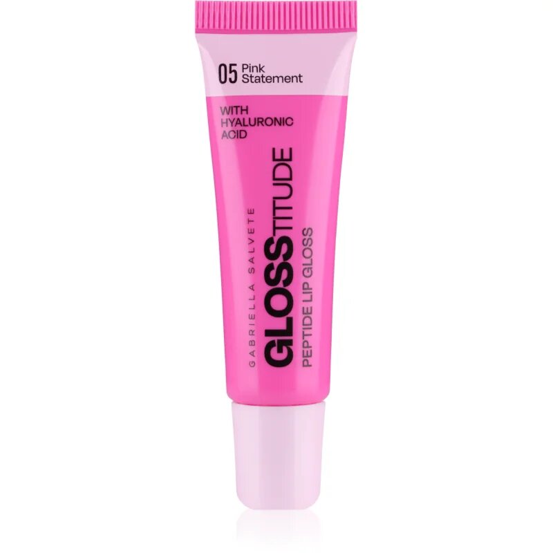 Gabriella Salvete Glosstitude Peptide Lip Gloss vlažilni sijaj za ustnice odtenek 05 Pink Statement 10 ml