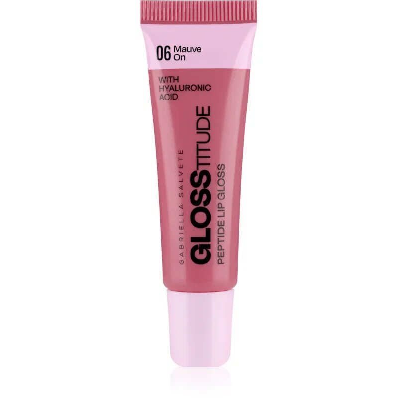 Gabriella Salvete Glosstitude Peptide Lip Gloss vlažilni sijaj za ustnice odtenek 06 Mauve On 10 ml