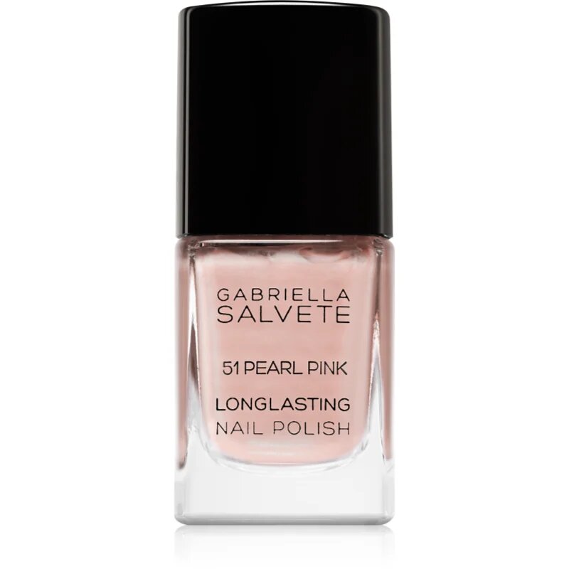 Gabriella Salvete Longlasting Enamel dolgoobstojen lak za nohte z bisernim sijajem odtenek 51 Pearl Pink 11 ml